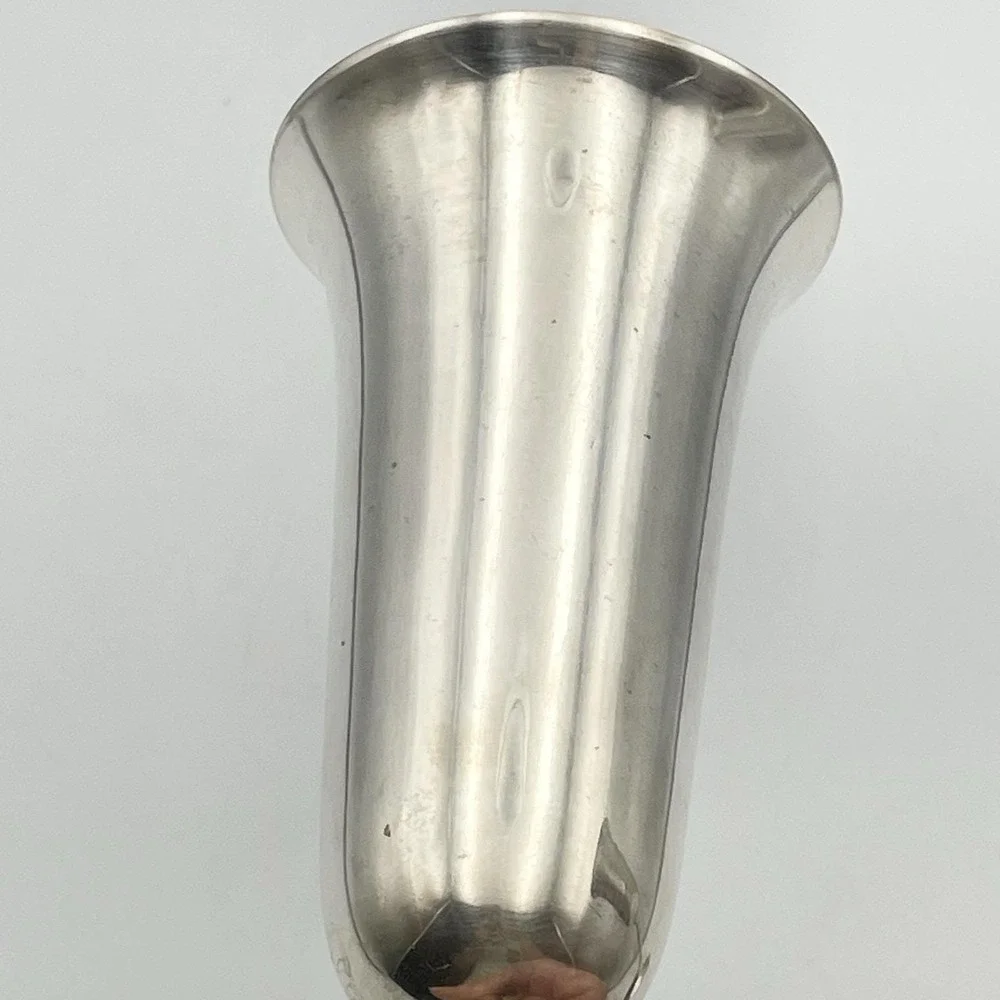 Vintage 1970s International Silver Co 745 Silver Plated Champagne Flutes Pair